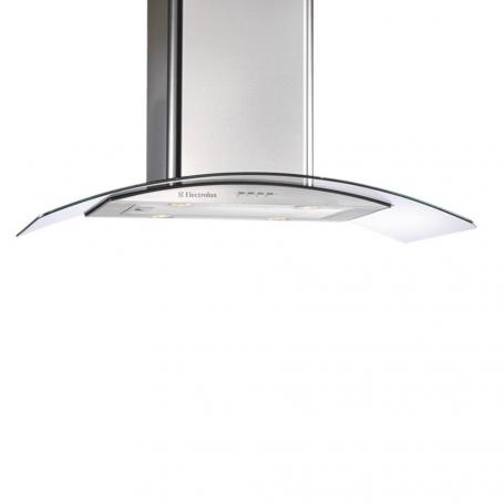 Electrolux – Campana Extractora Isla Vidrio Curvo Inox 90 cm – Compraderas