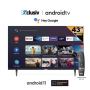Televisor 43" Exclusiv E43V2UA Smart TV 4K Led Android