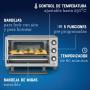 Horno Con Freidora de Aire Oster TSSTTVLS25NS Plateado 25L