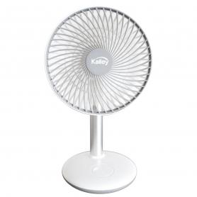 Ventilador de Mesa KALLEY K-VM6B Recargable Blanco