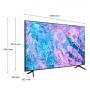 Televisor 65" Samsung UN65CU7000 Smart TV 4K UHD Crystal