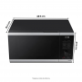 Horno Microondas SAMSUNG MG23DG4524ATCO Negro 23Lts