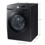 Lavadora Samsung Carga Frontal 26 Kg AI Wash WF26DG8250AVCO