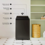 Lavadora SAMSUNG  AI Wash 17 Kg WA80F17S8BCO Negra