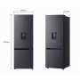 Nevera tipo Europeo Lg GB34WPM No Frost Inverter 322L Negra