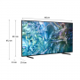 Televisor 65" Samsung 165,1 cm QN65Q60DA 4K-UHD QLED SmartTV
