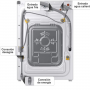 Lavadora SAMSUNG Carga Frontal 20 Kilos WF20T6000AW  Blanca