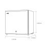 Minibar Kalley 43L Frost | Compacto, Eficiente K-MB43G Gris