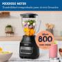 Licuadora Oster® 6 Vel + Pulso | 800W Boroclass® BLSTPEG-BPB