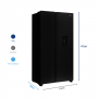 Nevecon Indurama 469l Inverter Ri-7469DNE No Frost Negro