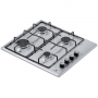 Estufa  Empotrable INDURAMA 60 cm Inox 4 Quemadores GN