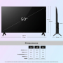 Televisión TCL 50" 50S5K FHD QLED - Smart Tv Google