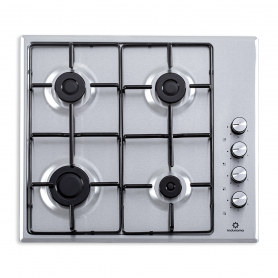 Estufa  Empotrable INDURAMA 60 cm Inox 4 Quemadores GN