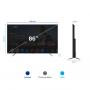 Televisor Indurama QLED 86” 4K UHD  IND-86UQE11 Google TV