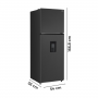 Nevera KALLEY No Frost  245 Litros INVERTER K-NT245L Gris