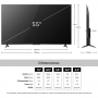 Televisor TCL 55" V6C LED 4K Smart TV Google