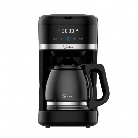Cafetera De Goteo Digital Midea 12 Tazas Negra Programable