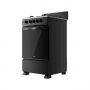 Estufa A Gas Midea Prima Cook 20" 4P Negra MGS20FS1BFAWB-CO