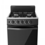 Estufa A Gas Midea Prima Cook 20" 4P Negra MGS20FS1BFAWB-CO