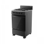Estufa A Gas Midea Prima Cook 20" 4P Negra MGS20FS1BFAWB-CO